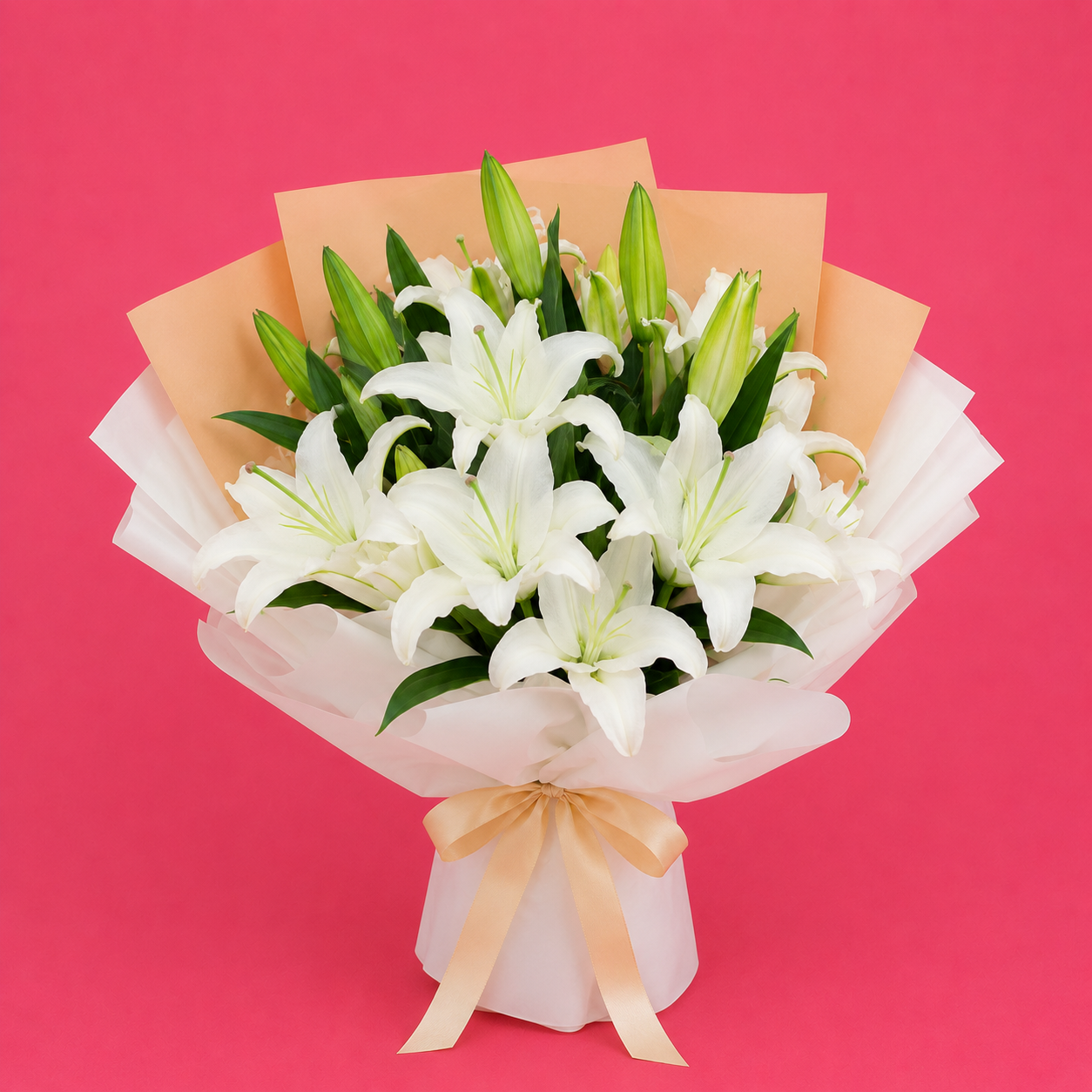 Blanc Petal Bouquet